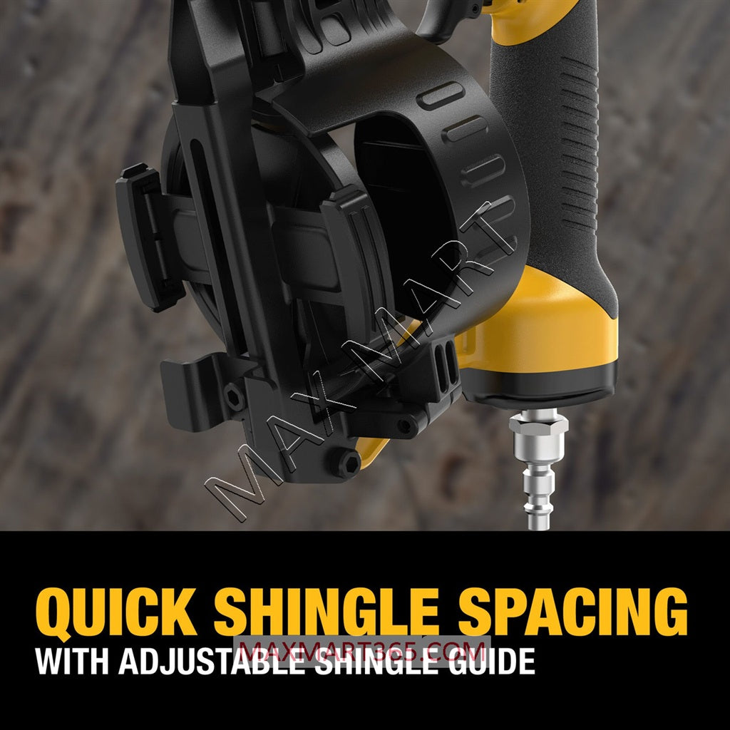 DEWALT DW46RN 3/4-Inch to 1-3/4-Inch 15 Degree Pneumatic Coil Roofing Nailer