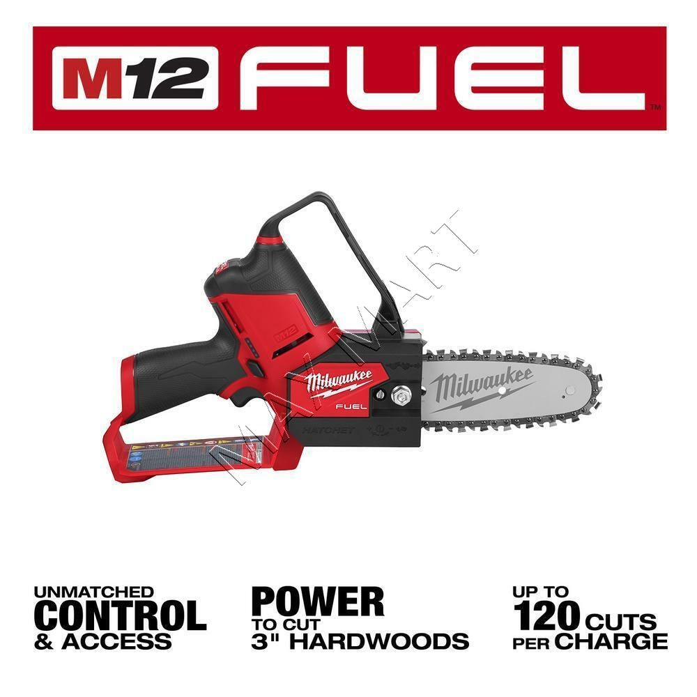 Milwaukee 2527-20 M12 FUEL 6-inch HATCHET Pruning Saw Chainsaw (Tool Only)