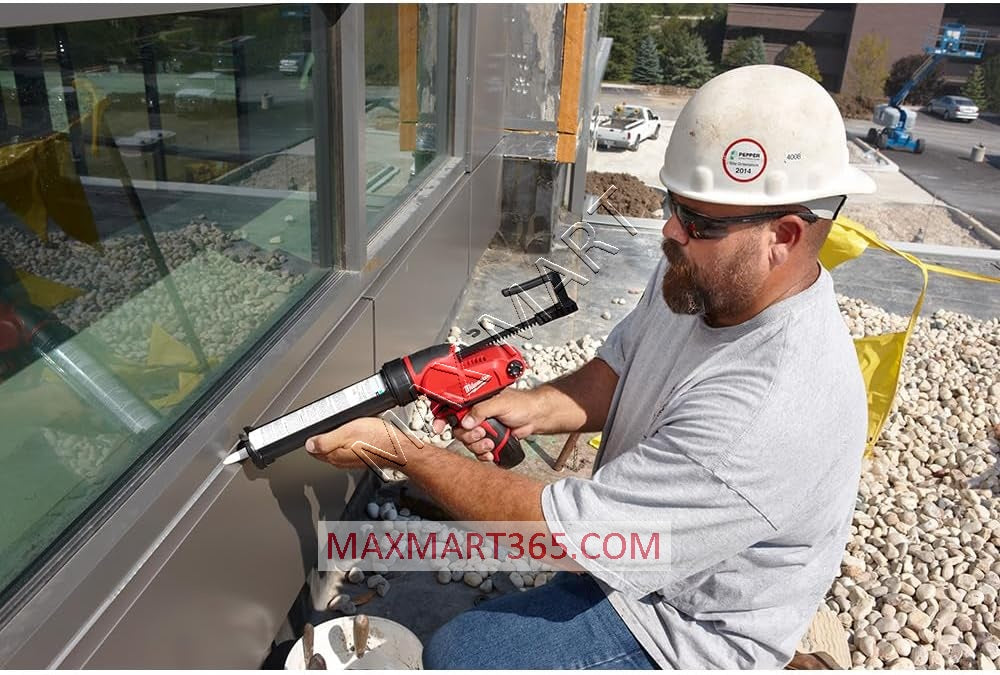 Milwaukee 2441-20 M12 Cordless Caulk and Adhesive Gun (Tool Only) - 10 oz.