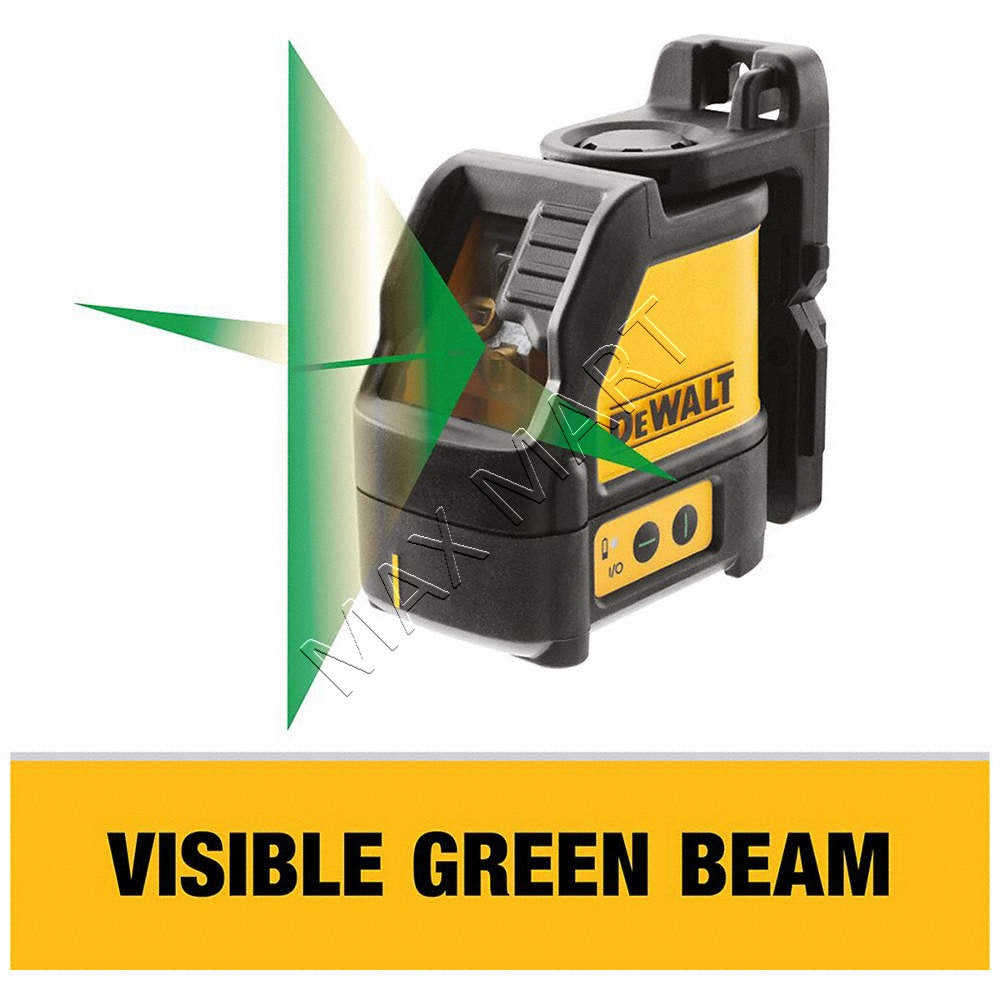 DEWALT 165ft Green Beam Self-Leveling Cross Line Laser Level Kit DW088CG