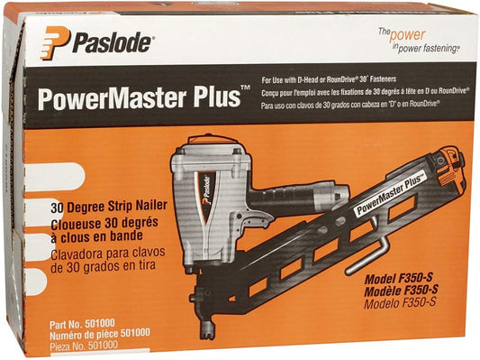 Paslode 501000 PowerMaster Plus Pneumatic Framing Nailer Gun F-350S F350-S F350S