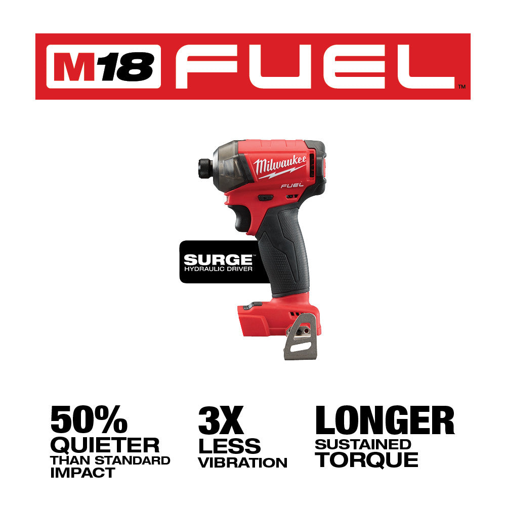 Milwaukee 2760-20 M18 Fuel Surge 1/4-inch Hex Hydraulic Driver (Tool Only)