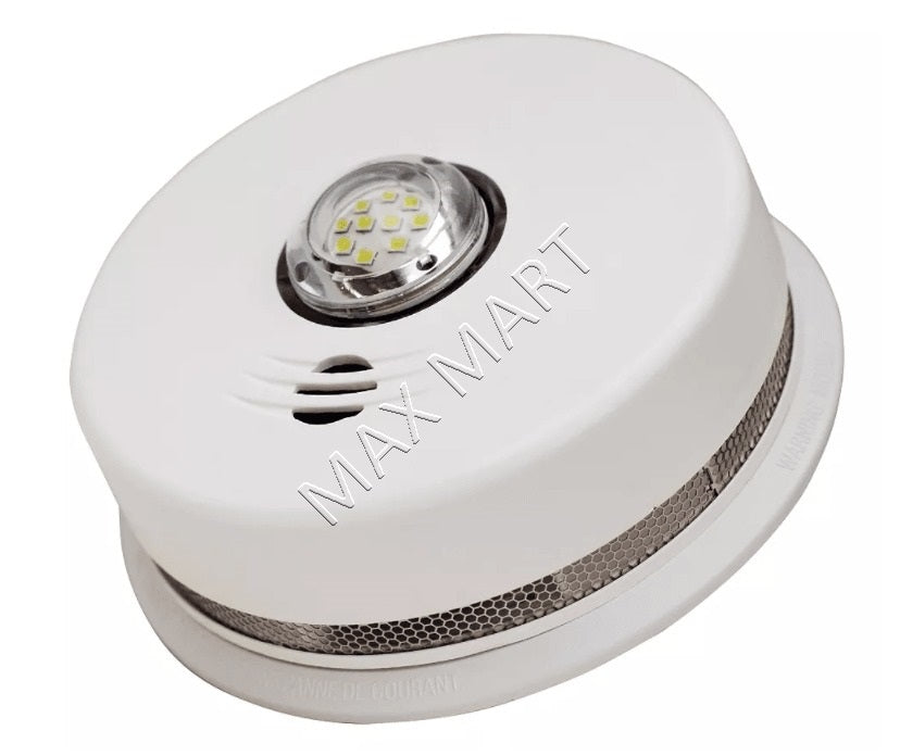 Kidde 3 in 1 3-in-1 Alarm Hardwire Interconnected Smoke and CO Alarm with LED Strobe Light and Voice Alert