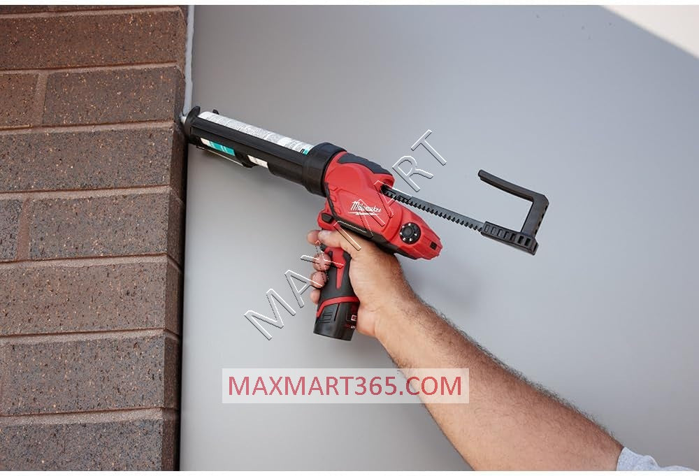 Milwaukee 2441-20 M12 Cordless Caulk and Adhesive Gun (Tool Only) - 10 oz.