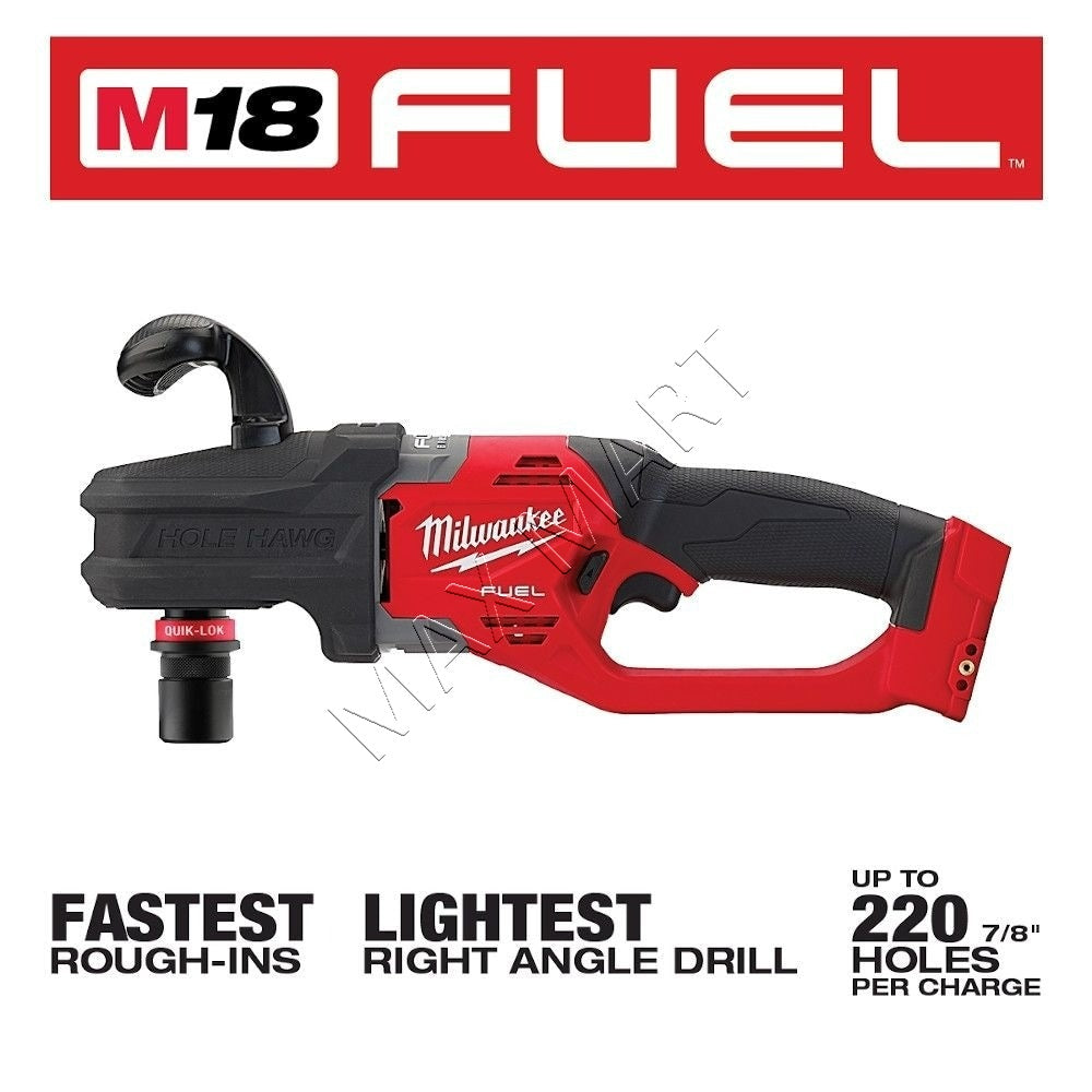 Milwaukee 2808-20 M18 FUEL Brushless Cordless 7/16-inch Hole Hawg Drill with Quick-Lok