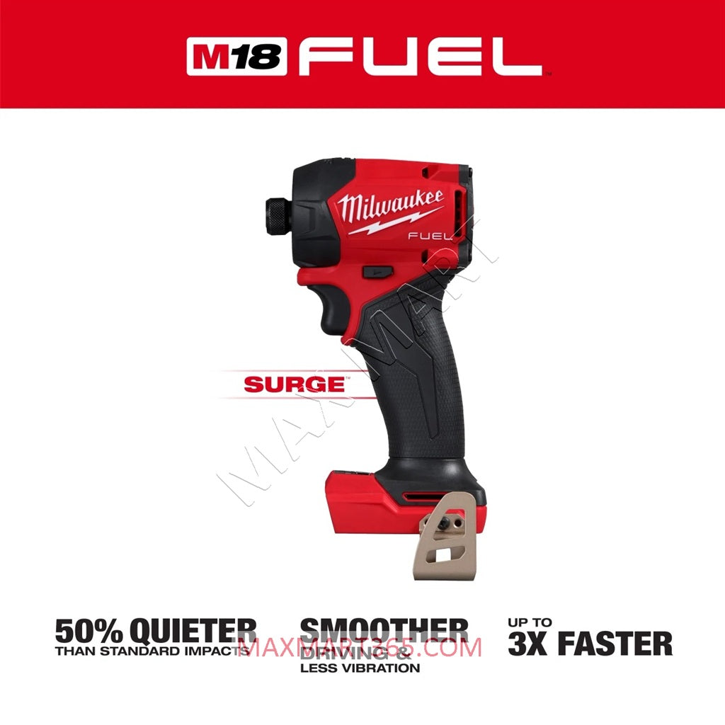 Milwaukee 2761-20 M18 Fuel Surge Gen2 1/4英寸内六角液压驱动起子（仅工具）
