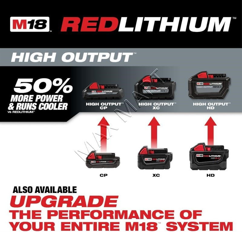 Milwaukee M18 18V Lithium-Ion Extended Capacity (XC) 3Ah 3.0Ah Battery 48-11-1828