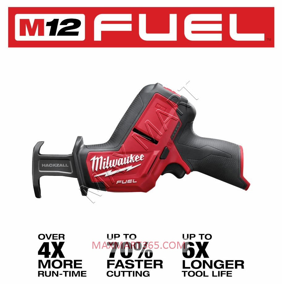 Milwaukee 2520-20 M12 FUEL Brushless Cordless One-Handed HACKZALL Reciprocating Saw (Tool Only)