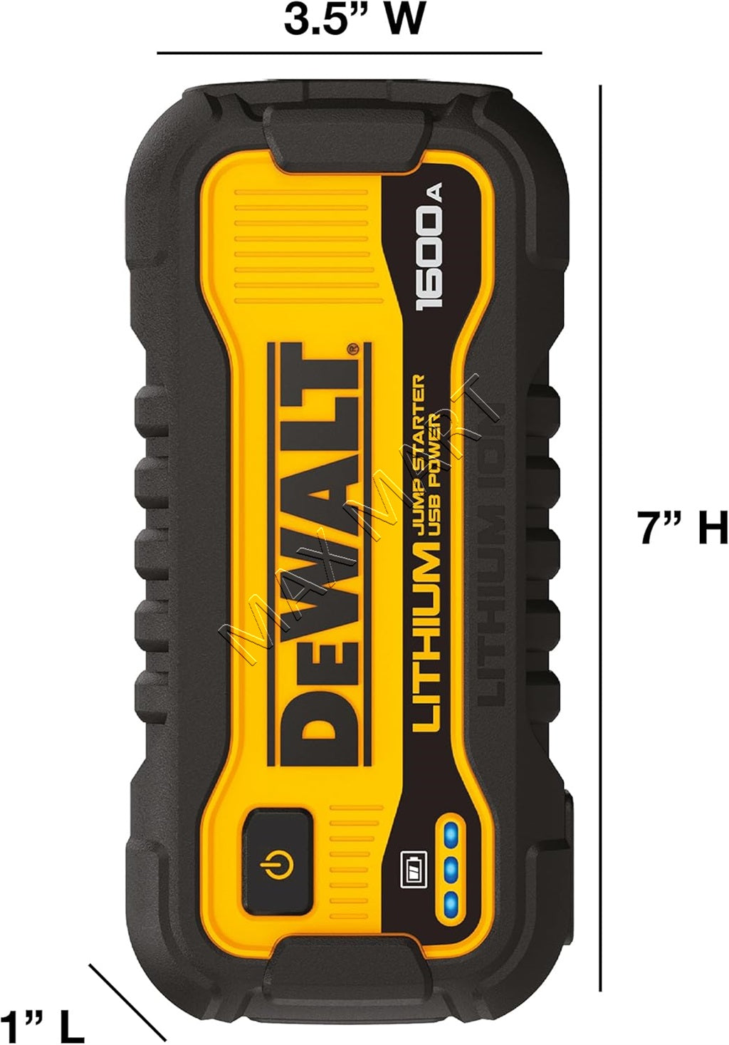 DeWalt DXAELJ16CA DXAELJ16 1600Amp 1600A Jump Starter Battery Booster with USB Power Bank