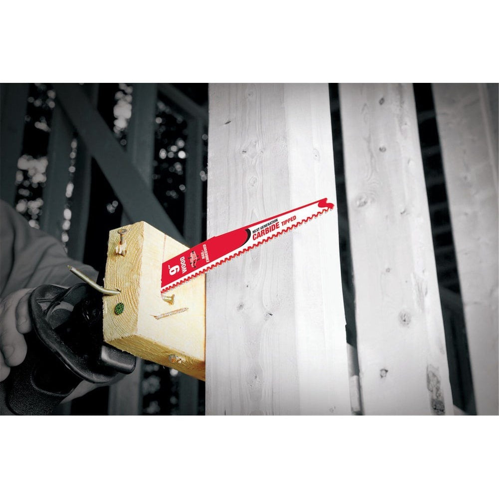 Diablo Demo Demon 50X 9-inch 5/7 TPI Carbide Reciprocating Saw Sawzall Blade for Nail Wood Cutting