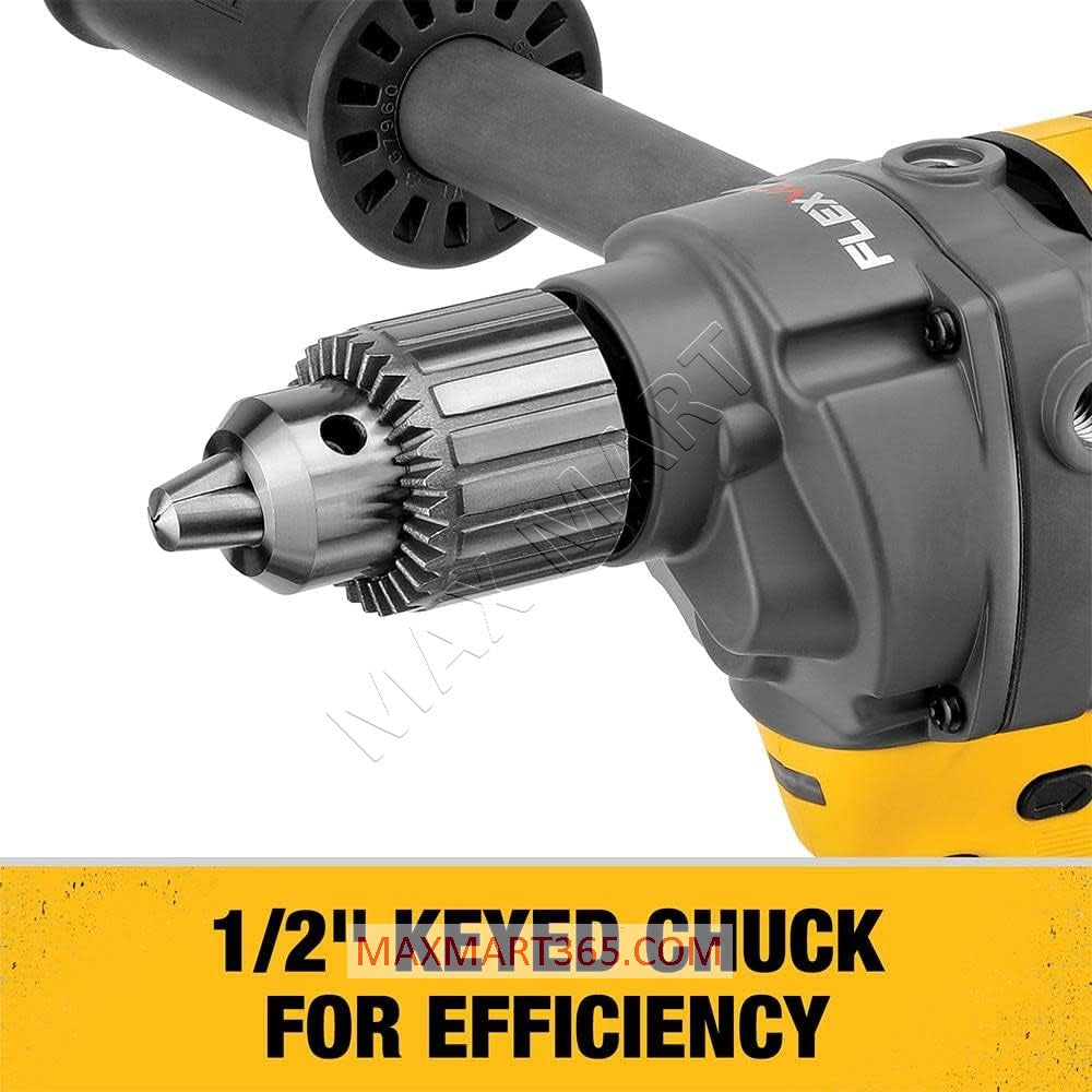 DEWALT DCD130B 60V FLEXVOLT Cordless Brushless 1/2-inch Mixer/Drill w/ E-Clutch System (Tool Only)