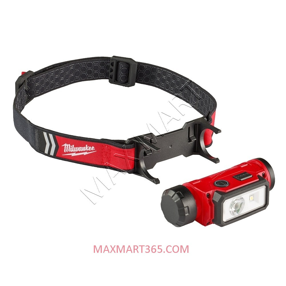 Milwaukee 2163-21 REDLTHIUM 600 Lumen USB Rechargeable Hard Hat Headlamp Headlight