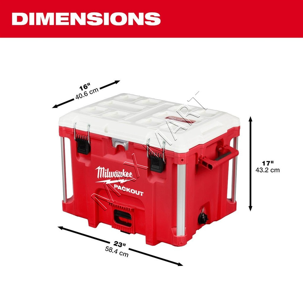 Milwaukee 48-22-8462 22 in. PACKOUT 40QT (37Liter) XL Cooler