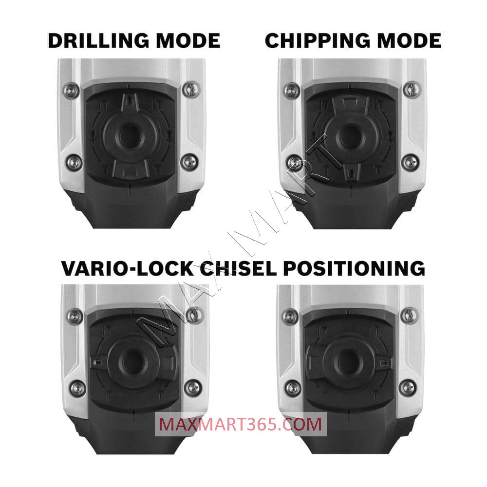 Bosch RH540M 120V 12Amp Corded Variable Speed SDS-Max Combination Rotary Hammer Drill with Carry Case