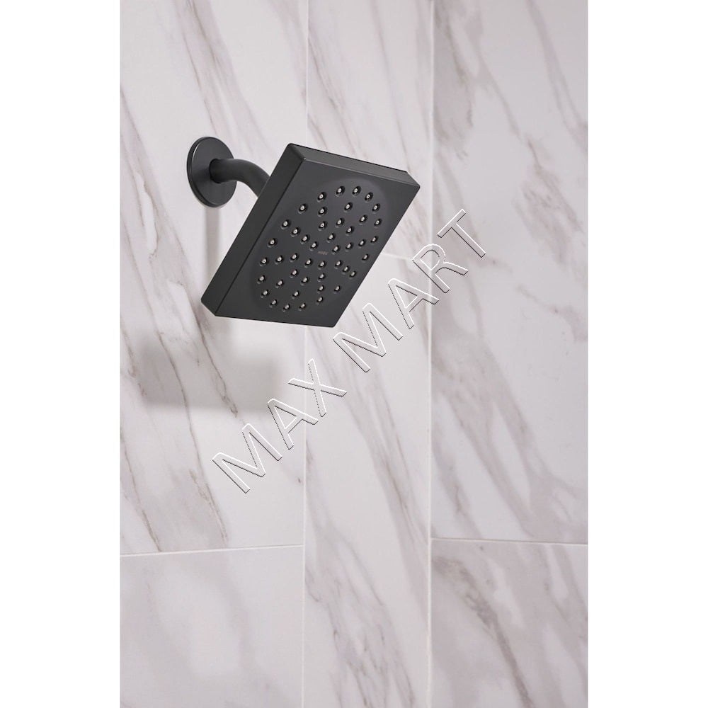 MOEN Genta 82760BL Single-Handle Bathtub Shower Faucet (Valve Included) - Matte Black