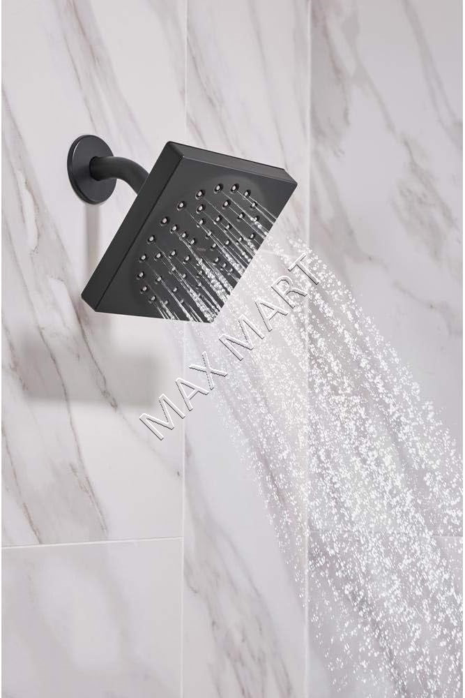 MOEN Genta 82760BL Single-Handle Bathtub Shower Faucet (Valve Included) - Matte Black