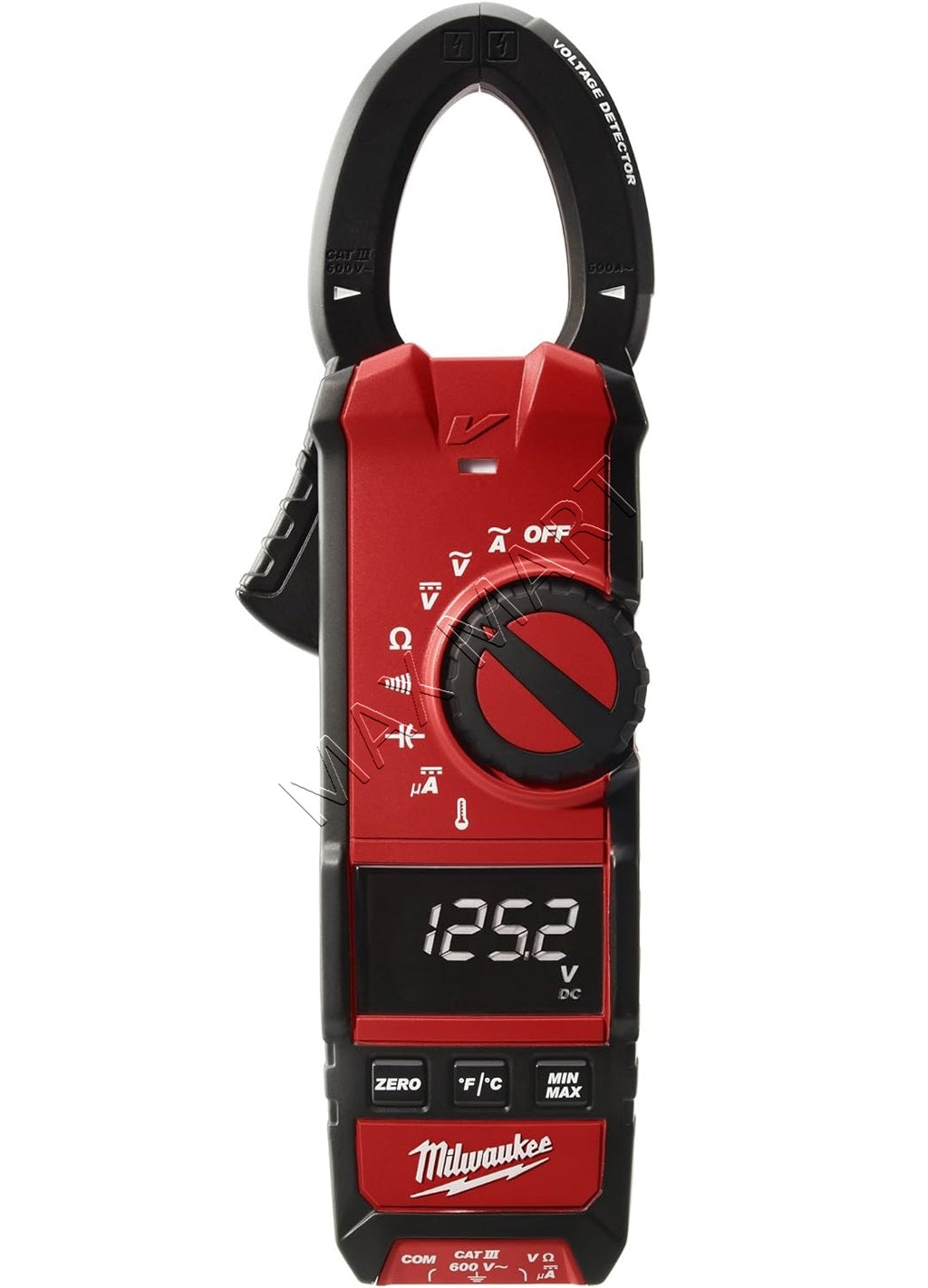 Milwaukee 2236-20 600 Amp 600A 600V AC/DC Digital Clamp Meter for HVAC and Refridgeration