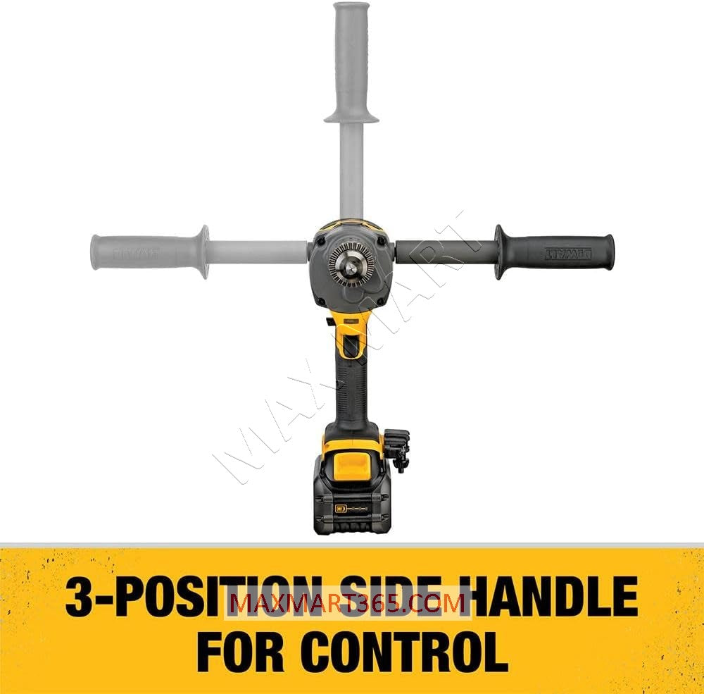 DEWALT DCD130B 60V FLEXVOLT Cordless Brushless 1/2-inch Mixer/Drill w/ E-Clutch System (Tool Only)