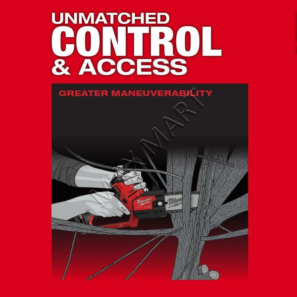 Milwaukee 2527-20 M12 FUEL 6-inch HATCHET Pruning Saw Chainsaw (Tool Only)