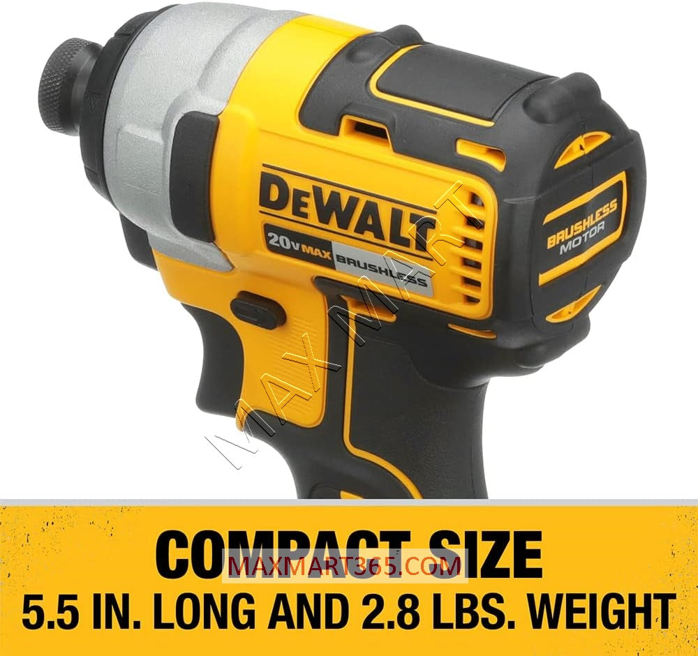 DEWALT DCF787B Cordless Brushless Compact 1/4-inch Impact Driver (Tool Only)