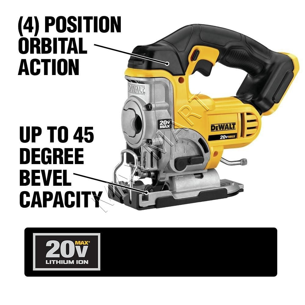 DEWALT 20V MAX 无绳曲线锯 JigSaw DCS331B DCS331（仅工具）