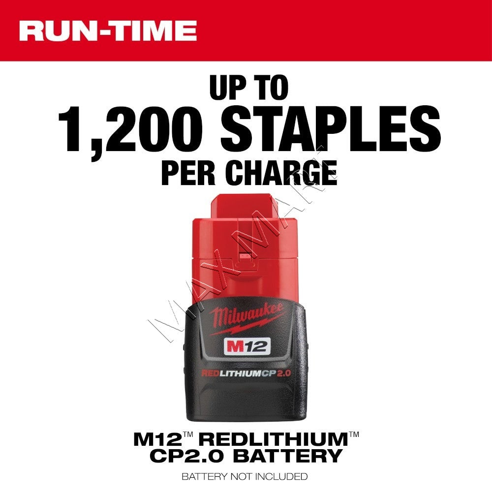 Milwaukee 2448-20 M12 Cordless Cable Stapler (Tool Only)