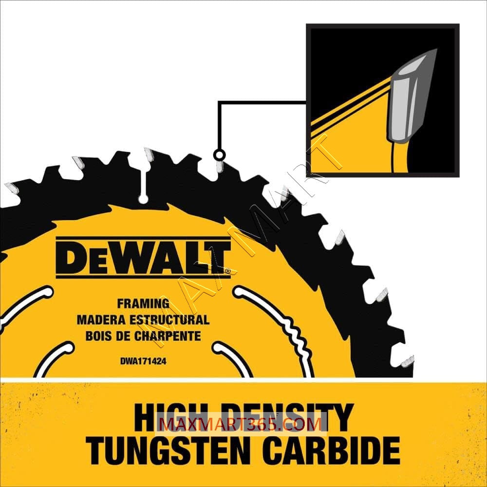 DEWALT 8-1/4-Inch x 24 Tooth 24T Ripping Circular Saw Blade DWA181424