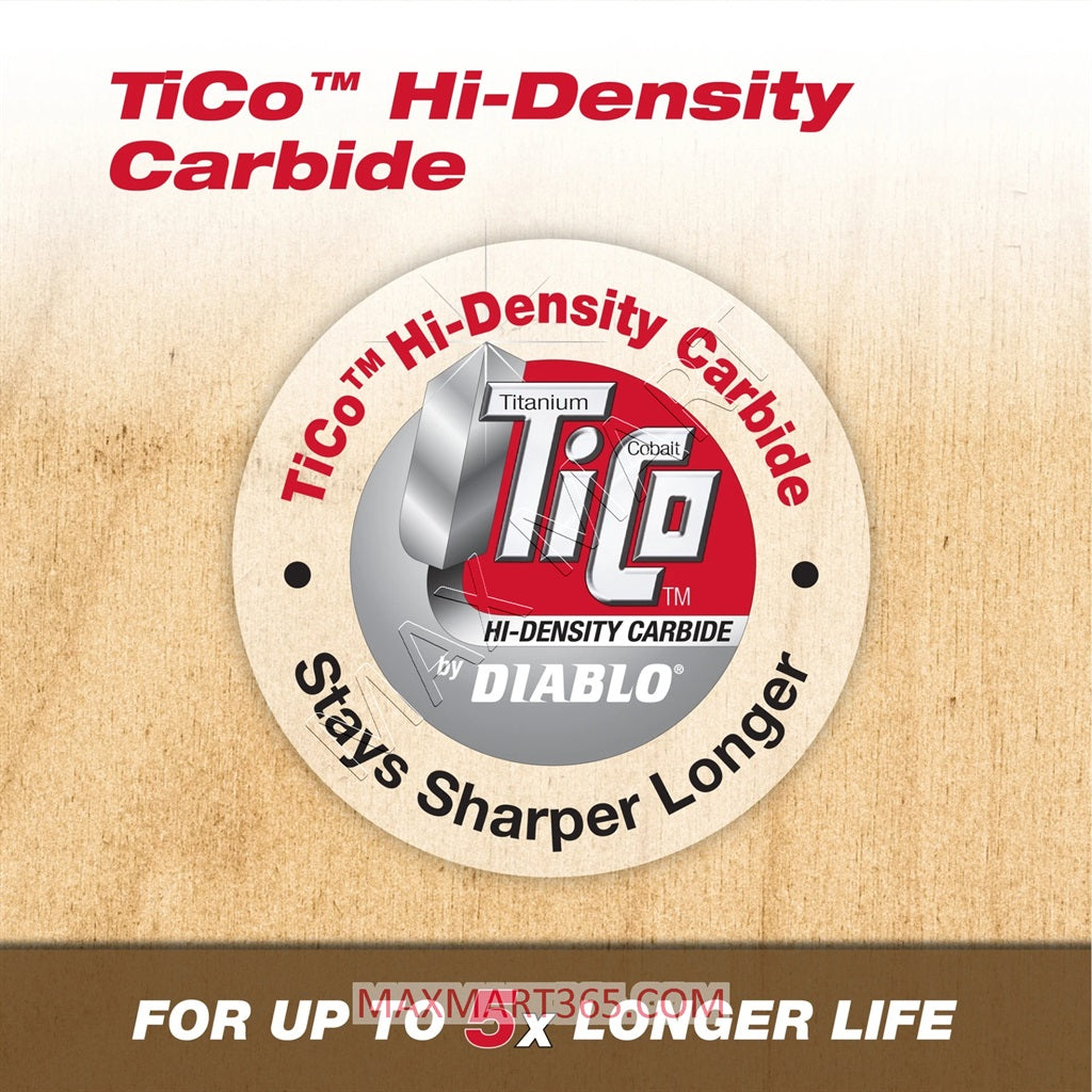 Diablo 6-1/2-inch x 24 Tooth 24T Carbide Tipped Framing Circular/Trim Saw Blade for Wood Cutting D0624R