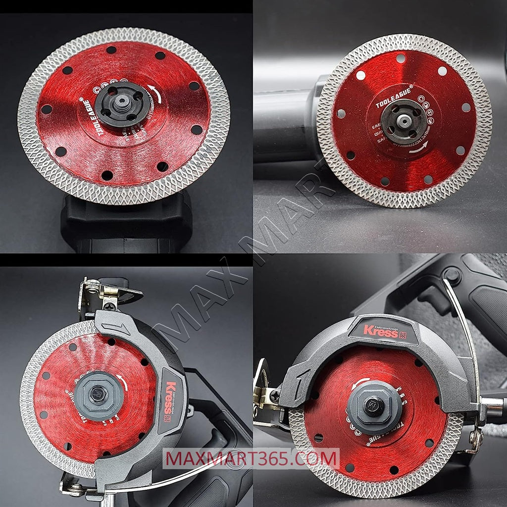 4-1/2-Inch Super-Thin Diamond Cutting Disc Wheel Blade for Angle Grinder - Ceramic Porcelain Tiles Granite Marble Brick
