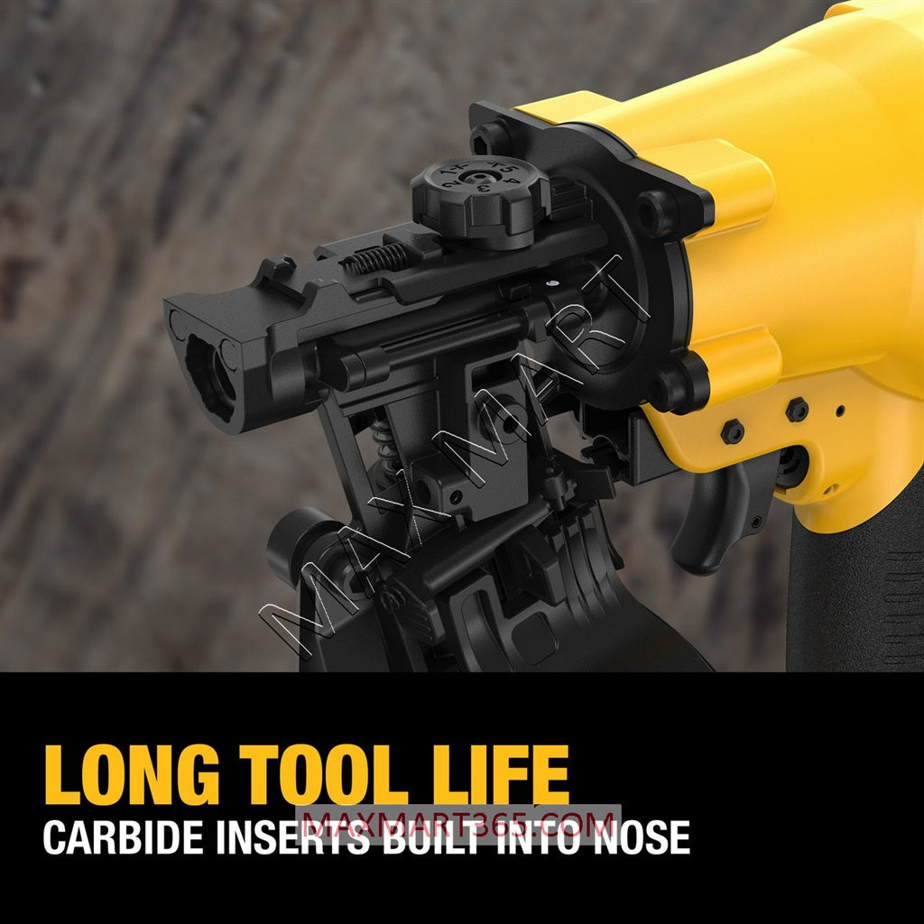 DEWALT DW46RN 3/4-Inch to 1-3/4-Inch 15 Degree Pneumatic Coil Roofing Nailer