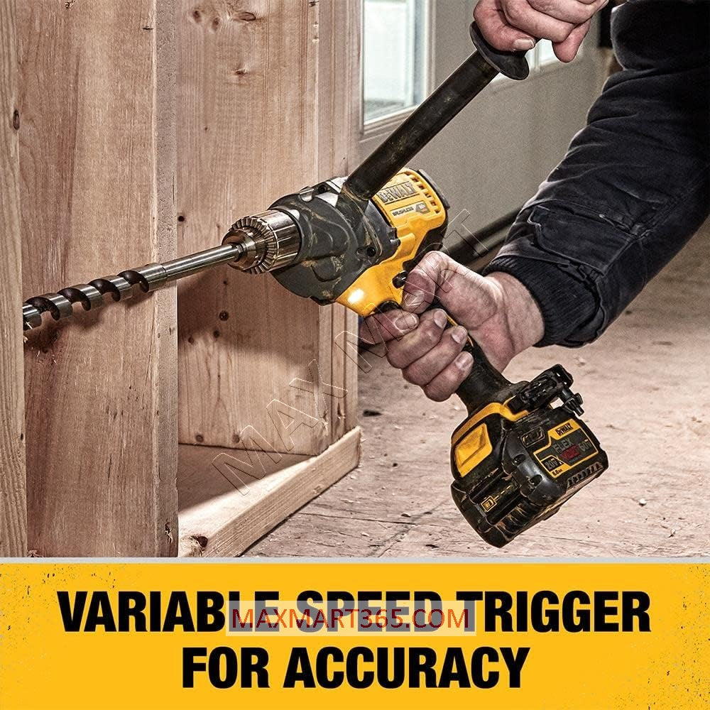 DEWALT DCD130B 60V FLEXVOLT Cordless Brushless 1/2-inch Mixer/Drill w/ E-Clutch System (Tool Only)