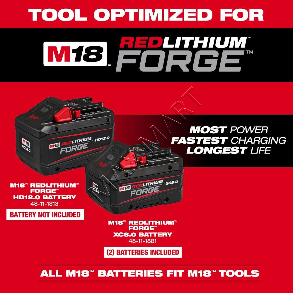 Milwaukee M18 Lithium-Ion REDLITHIUM FORGE 8.0Ah 8Ah Battery 48-11-1881