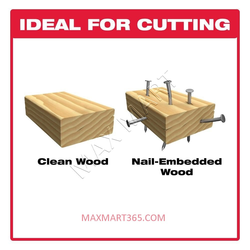 Diablo 5X 12-inch 4/6 TPI Bi-Metal Reciprocating Saw Sawzall Blade for Nail Wood Cutting