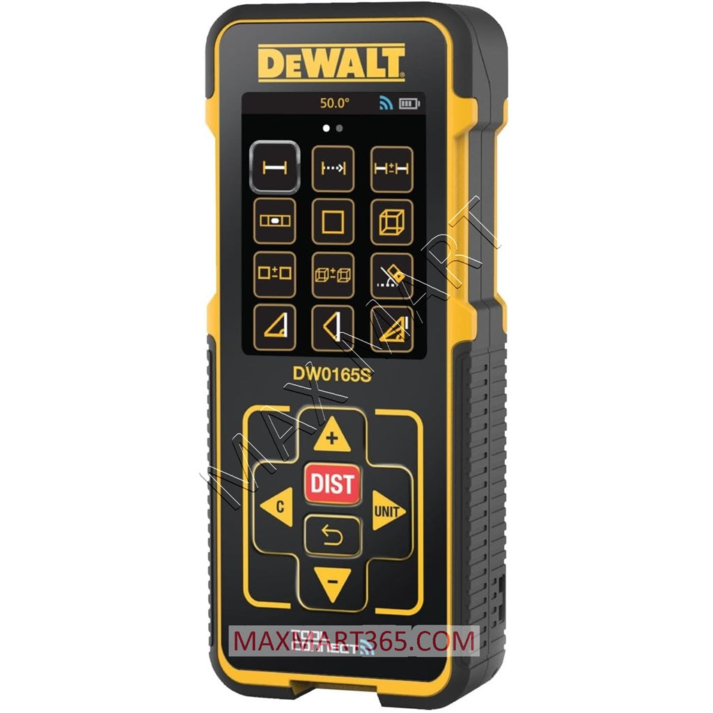 DEWALT 165ft 50m Color Screen Laser Measurer Distance Meter DW0165N