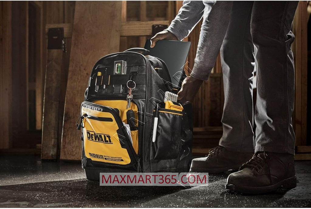 DEWALT DWST560102 Pro Backpack with 43 Pockets, Water Resistant Compartment