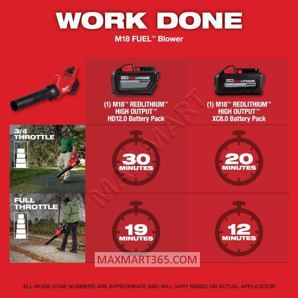 Milwaukee 3017-20 M18 FUEL 120MPH 500CFM Brushless Cordless Handheld Blower (Tool Only)