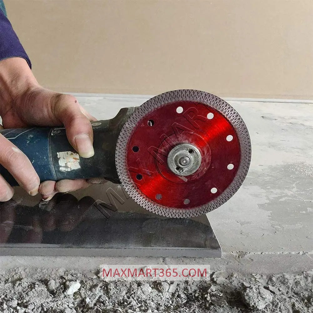 4-1/2-Inch Super-Thin Diamond Cutting Disc Wheel Blade for Angle Grinder - Ceramic Porcelain Tiles Granite Marble Brick