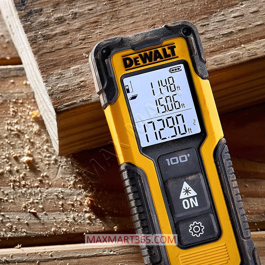 DEWALT 100ft 30m Red Laser Distance Measurer DWHT77100-CN