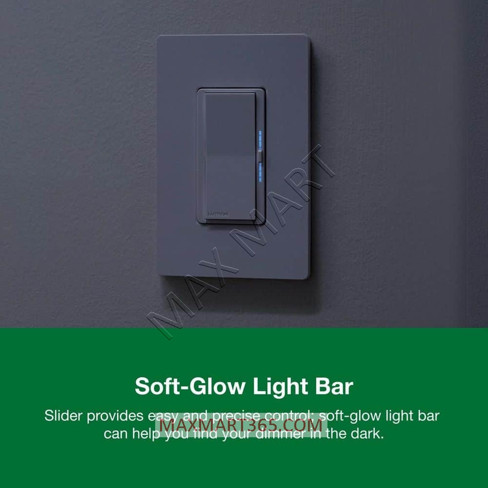 Lutron DIVA LED+ Dimmer Switch w/ Night Mode, Single Pole or 3-Way