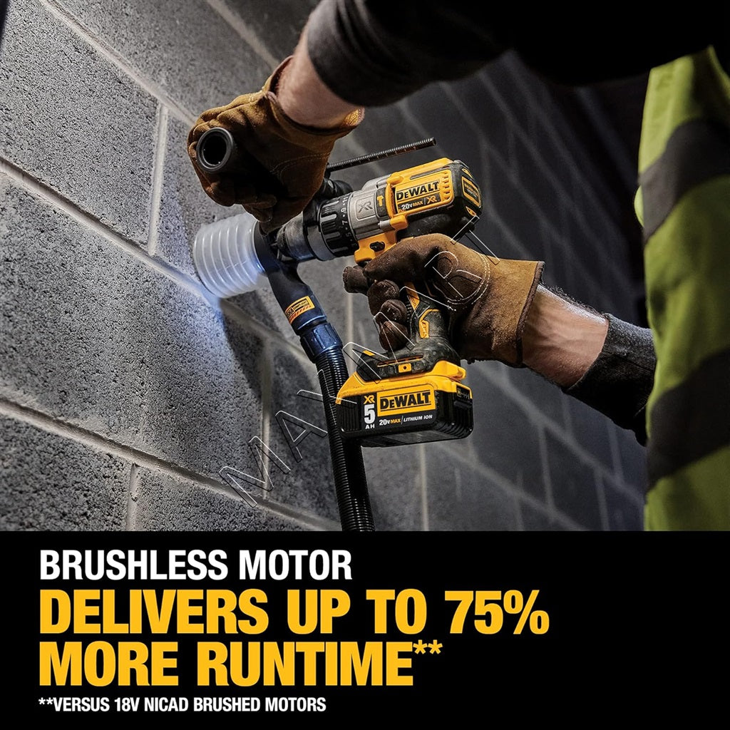 DEWALT DCD996B 20V XR Brushless Cordless 3-Speed 1/2-inch Hammer Drill/Driver (Tool Only)