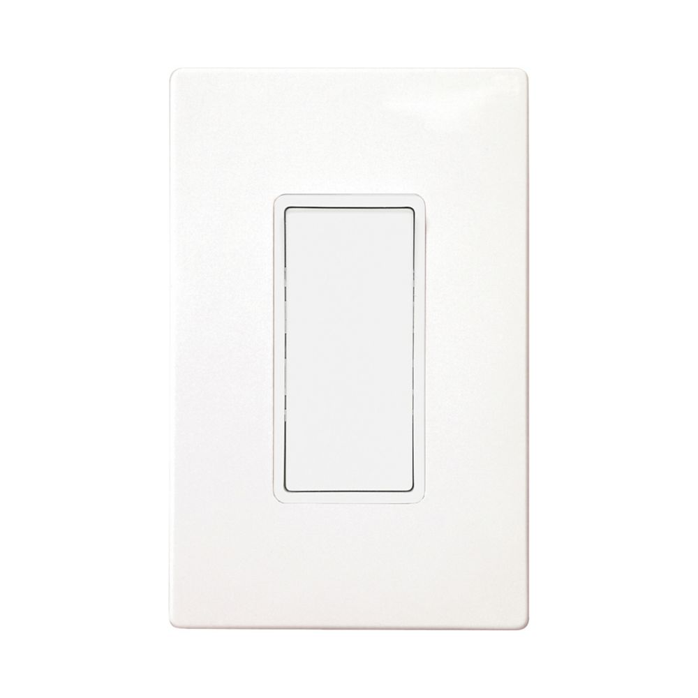 Eaton 7501W 15Amp Single Pole Light Switch - White