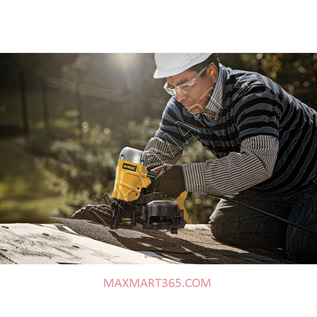 DEWALT DW46RN 3/4-Inch to 1-3/4-Inch 15 Degree Pneumatic Coil Roofing Nailer