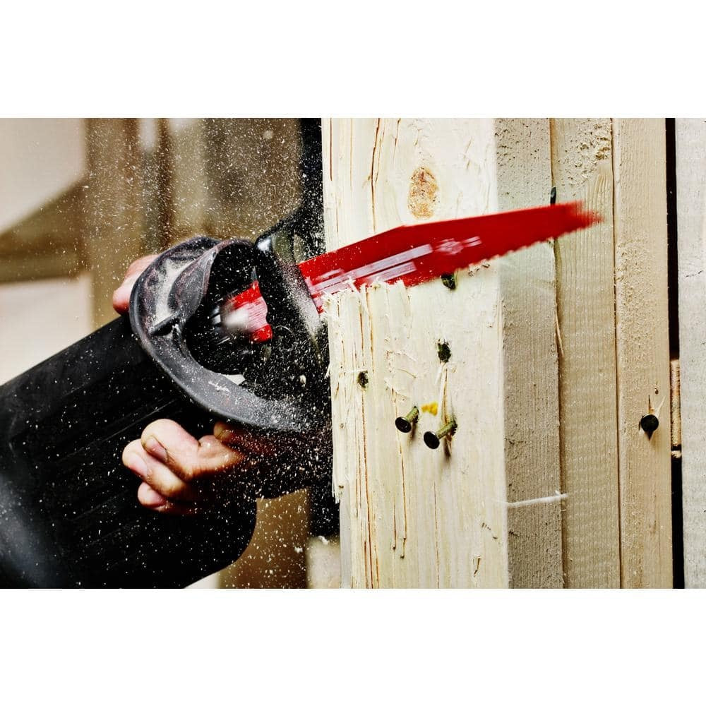 Diablo 5X 9-inch 4/6 TPI Bi-Metal Reciprocating Saw Sawzall Blade for Nail Wood Cutting