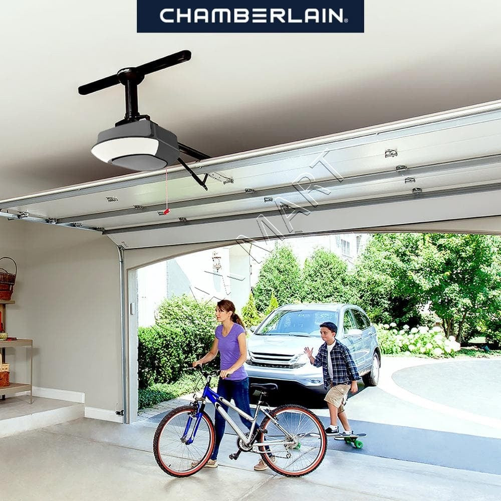 Chamberlain B4613TC 3/4-HP LED Ultra-Quiet Belt Drive Smart Garage Door Opener with Battery Backup