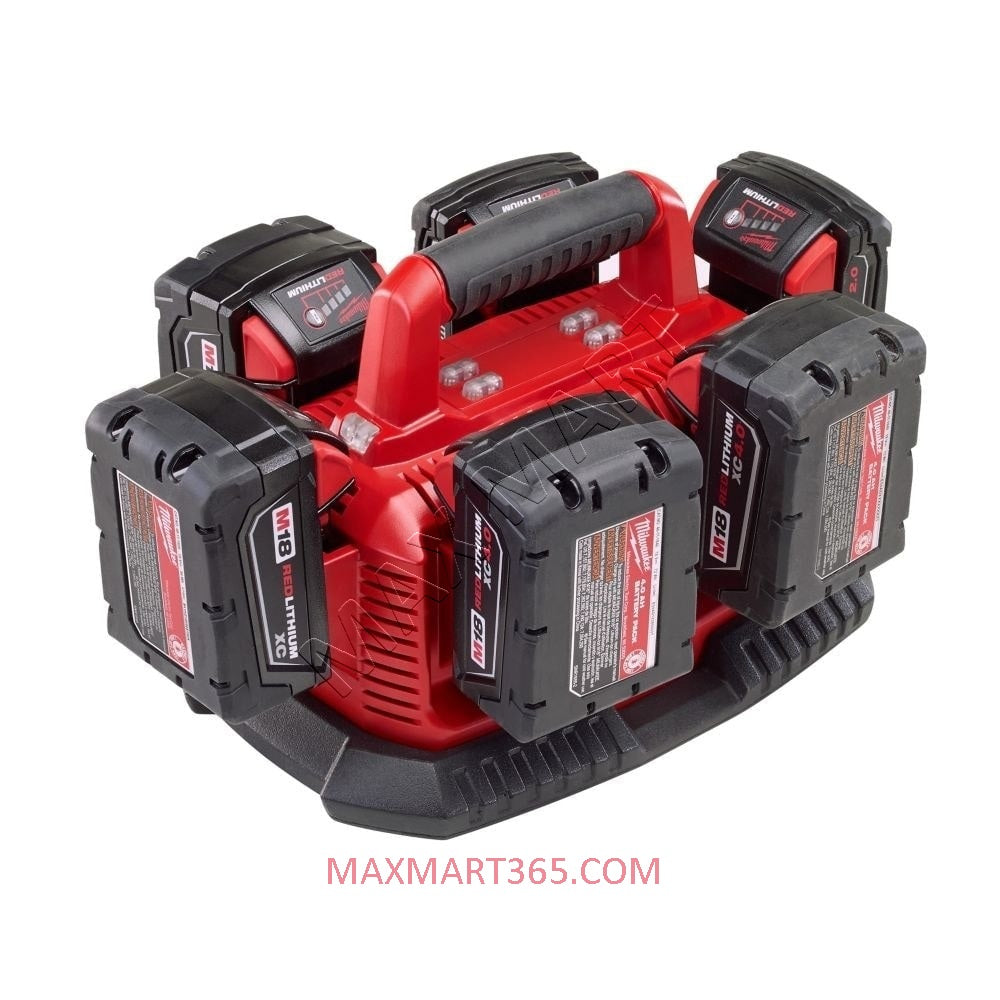 Milwaukee M18 6-Port Sequential Battery Charger 48-59-1806