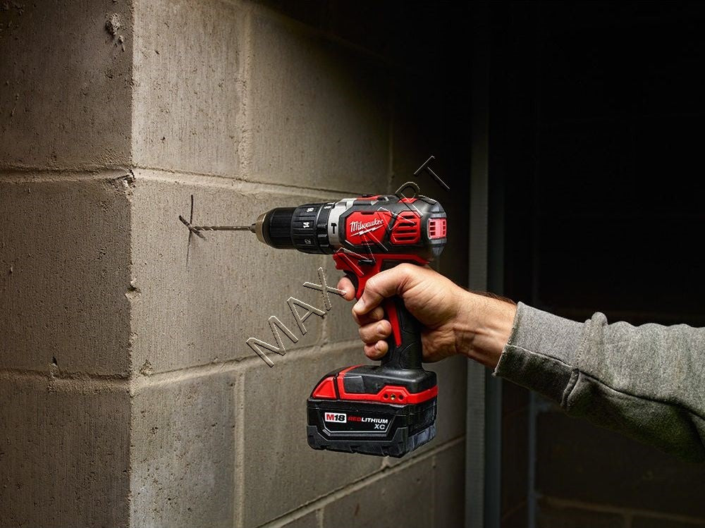 Milwaukee 2607-20 M18 Cordless Compact 1/2-inch Hammer Drill/Driver (Tool Only)