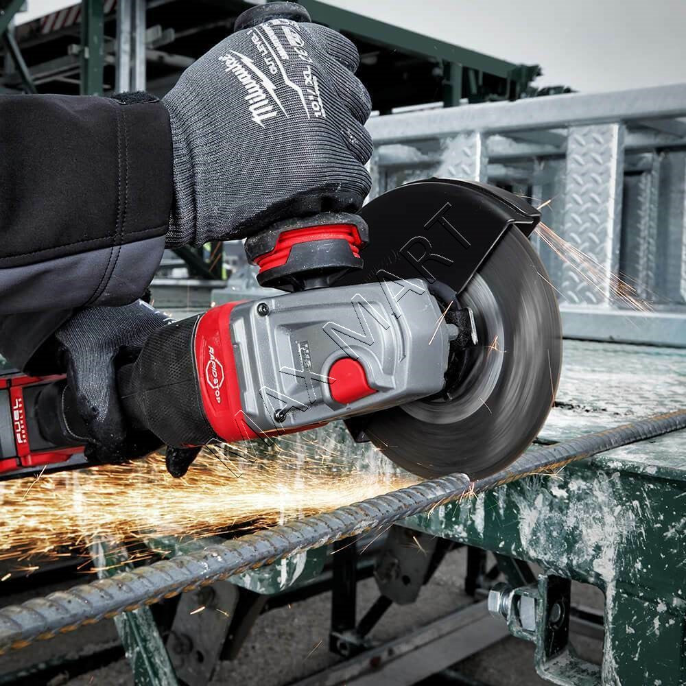 Milwaukee 2880-20 M18 FUEL Brushless Cordless 4-1/2-inch/5-inch Angle Grinder w/ Paddle Switch(Tool Only)