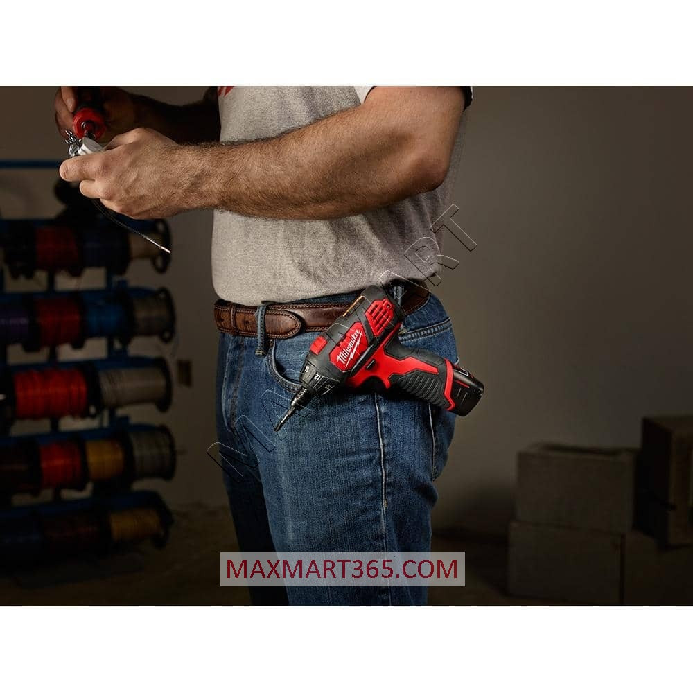 Milwaukee 2401-20 M12 无绳 1/4 英寸六角螺丝刀（仅工具）