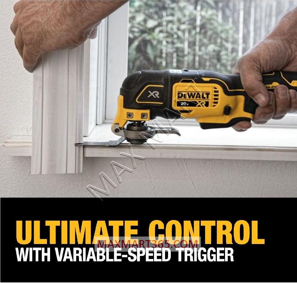DEWALT DCS356B 20V XR 3-Speed Brushless Cordless Oscillating Tool Multi-Tool (Tool Only)