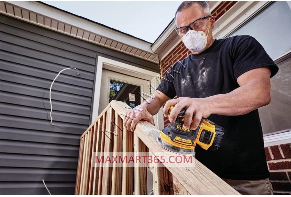 DEWALT DCW210B 20V XR Cordless Brushless 5-inch Variable-Speed Random Orbital Sander (Tool Only)